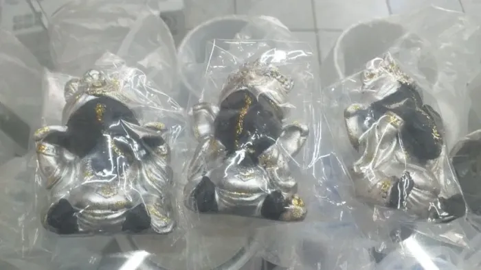 Trio de Ganesha da Sorte