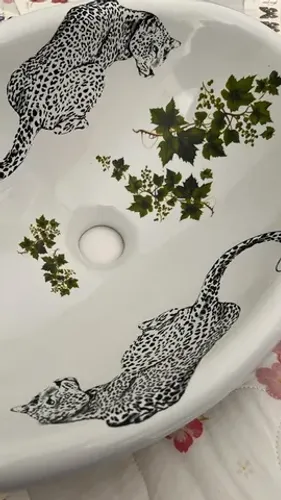 Cubas em porcelana pintadas a mão - temos outros modelos