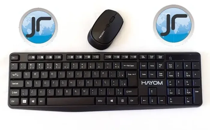 Teclado e mouse sem fio