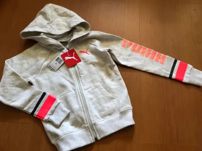 Moletom puma novo menina tam 6 anos