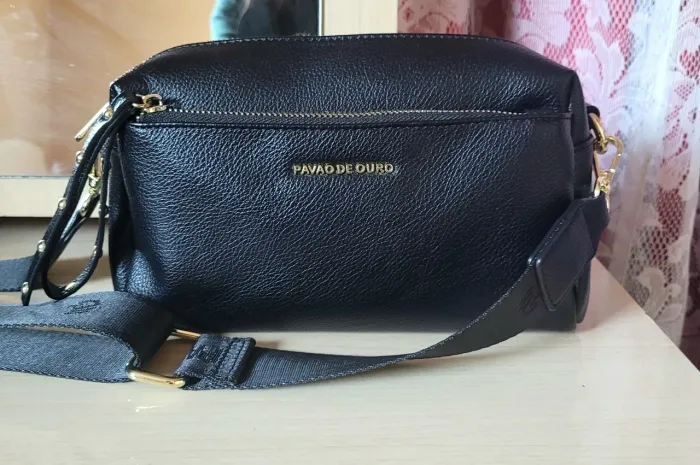Bolsa linda (pavão de ouro)