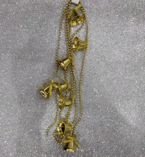 Enfeite Cordão Bolinha Sinos 3cmx 2m Wf-2143/0093