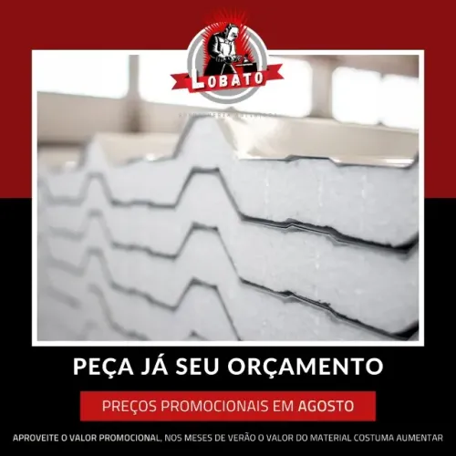 Telhado Termoacustico - Sanduiche - Cobertura