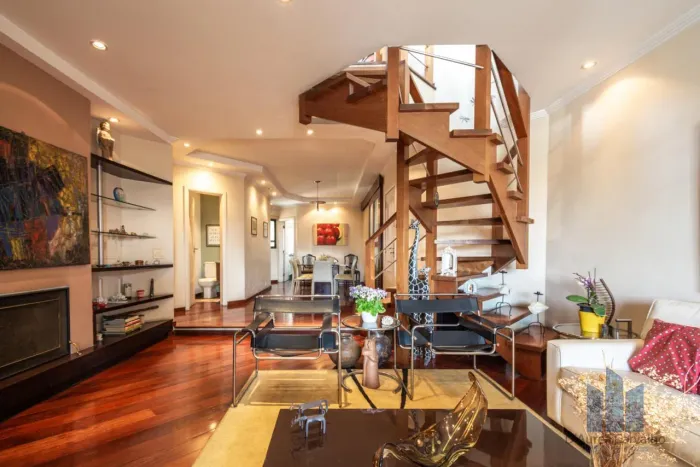 Cobertura Duplex para Venda em São Paulo, Brooklin, 4 dormitórios, 2 suítes, 6 banheiros,