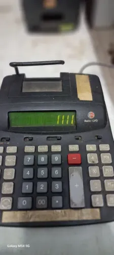 Calculadora de Caixa Registradora funcionando