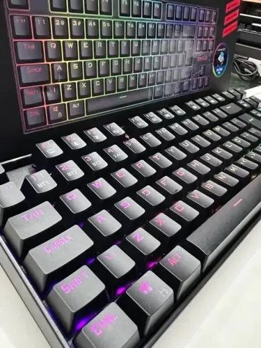 Teclado Redragon Kumara Pro Rgb Wireless Preto