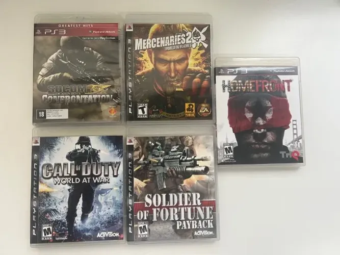 games combo shooter mídia física ps3