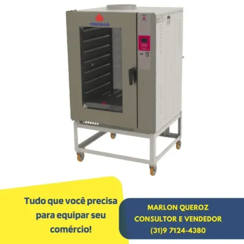 Forno Turbo 10 Esteiras Elétrico Progas