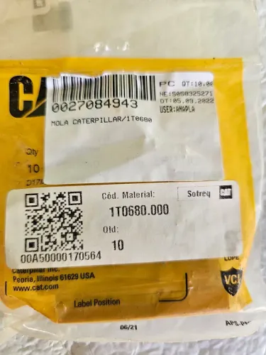 Caterpillar mola nova original 1T0680