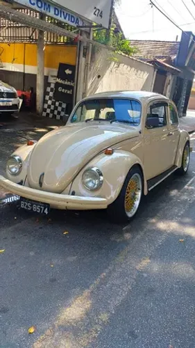 Fusca 86 placa preta