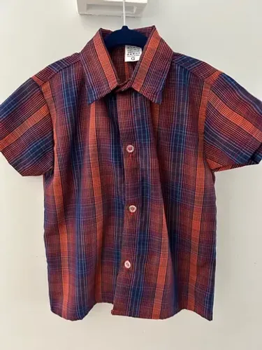 Blusa Quadriculada infantil NOVA.