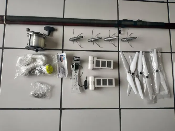 Kit Dispenser para pescaria com drone Phanton 3 
