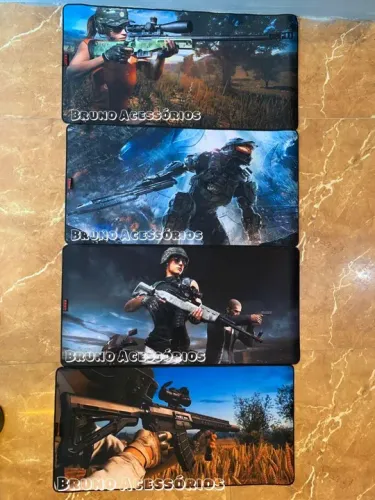 Mousepad Gamer - 4 Designs Diferentes - Bruno Acessórios