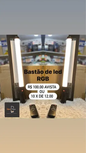 Bastão De Luz Rgb Iluminação Potente Para Fotografias