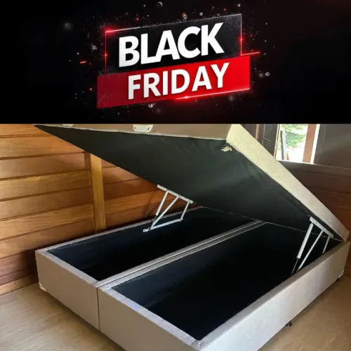 Cama Box Bau Queen