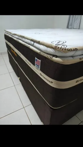 Cama box casal e solteiro brinde hoje