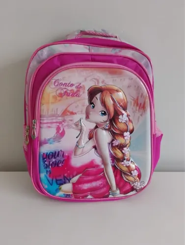 Mochila Infantil Princesa Rosa nova!!