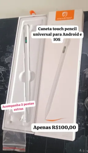 Caneta Touch Pencil Universal Android e IOS - H'Maston