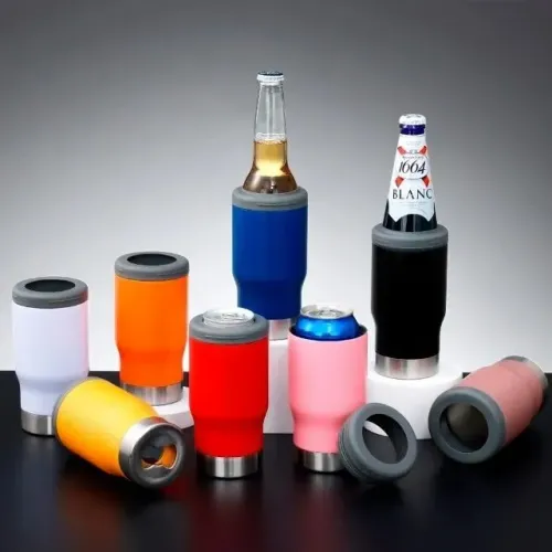 Copo Térmico Inox 380ml Multiuso Brindes Personalizados Brindeias