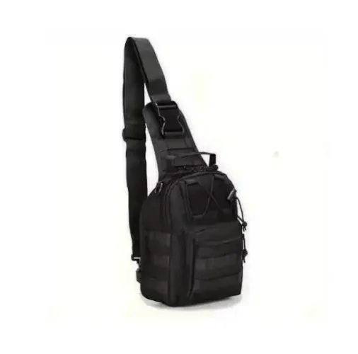 Mochila de Peito Nylon preta