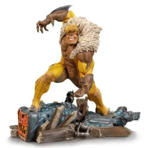 Dente de Sabre - Iron Studios Sabretooth Art Scale 1/10 - Marvel Comics