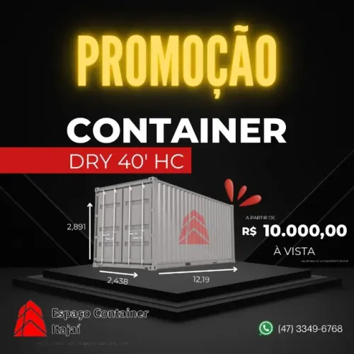 Container Dry de 12 metros