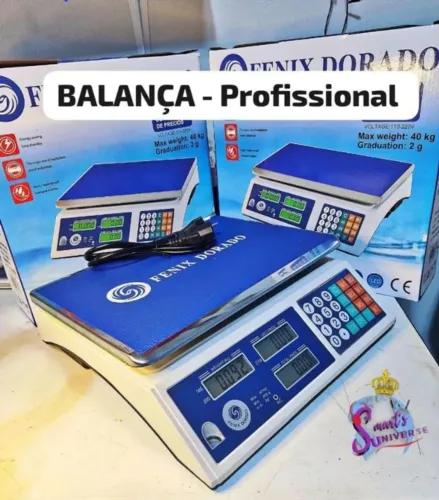 Balança eletrônica digital 40kg para comércio novas 6 meses de garantia