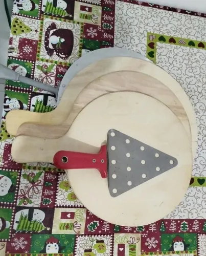 Conjunto de Tabuleiros para Pizza - 3 Peças