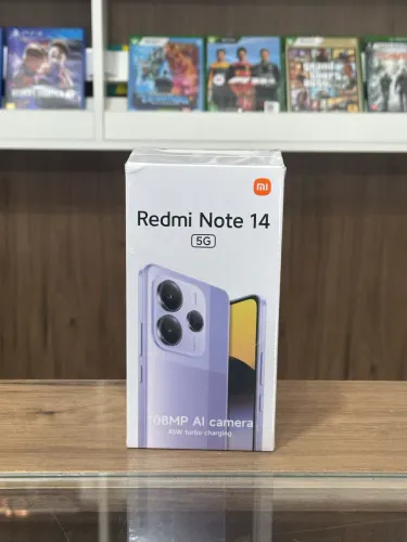 Celular Smartphone Xiaomi Note 14 5G 256GB Novo 12x Sem Juros Loja Fisica 