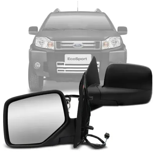 Espelho Retrovisor Ecosport 2003 2004 2005 2006 2007 2008 2009 2010 2011 Elétrico