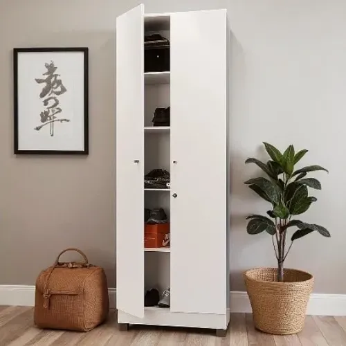 NOVO multiuso armário joice perfeito todo mdp contendo chave 