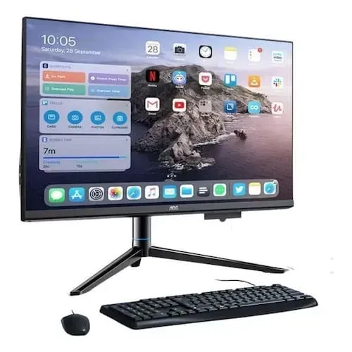 Computador Aoc PC All In One I7 12° Ger, 23.8" Full HD, 16GB RAM DDR4, SSD 512GB, Windows 