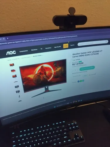 Monitor Gamer AOC LEGEND 27 Curvo 240Hz 0,5ms
