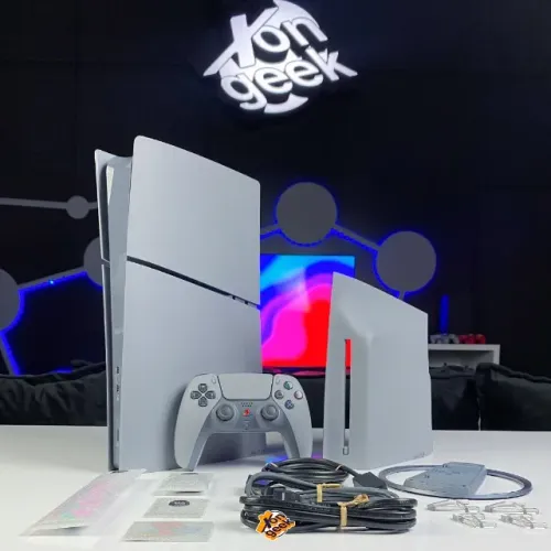 PS5 Slim SSD 1TB | Edição Limitada Aniversário de 30 Anos | Versão Digital! - Lacrado!