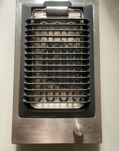 Cooktop Dominó Elétrico Barbecue Pedras Vulcânicas 30 cm Quadratto