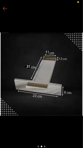 Cinzeiro para churasqueira em inox.