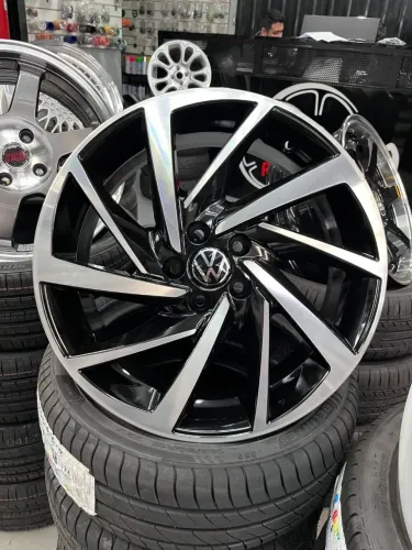Jogo de rodas polo aro 17 5x100 krmai