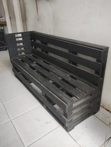 Sofá de paletes 