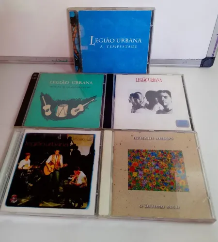 Lote Legião Urbana + Renato Russo - 5 CDs Originais