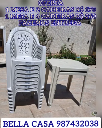 CADEIRA DE PLASTICO T 2S COM BRAÇO 6Z ALTA BRANCA XB ENTREGO HOJE