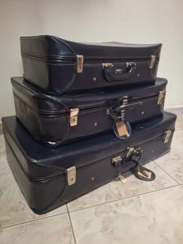 Malas vintage de couro