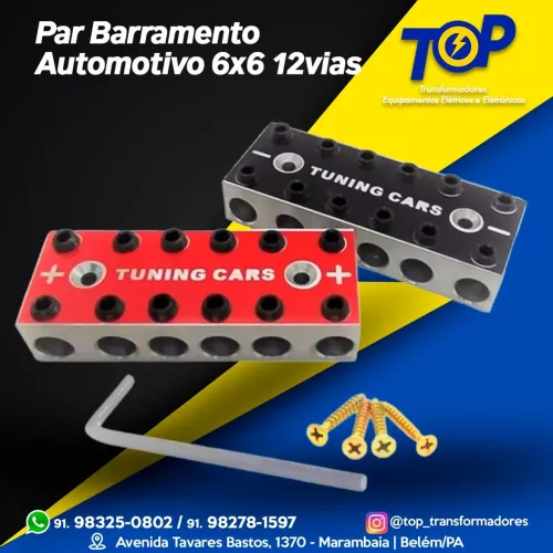 Barramento automotivo 6x6 (12 vias)