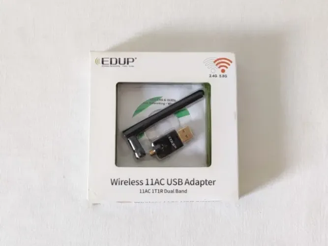 Adaptador USB Wireless WiFi Dual Band 600Mbps Edup EP-DB1607