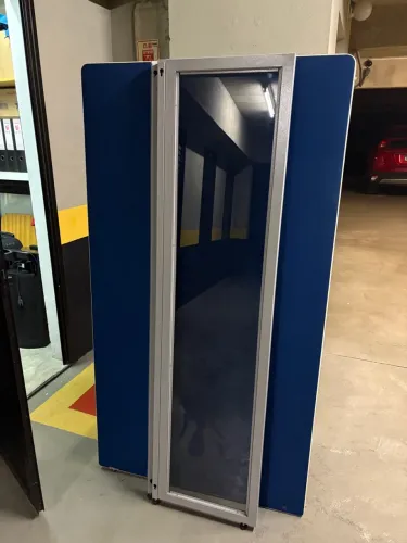 Divisórias para Escritório - 5 Placas + 1 Placa com Vidro - Ótimo Estado