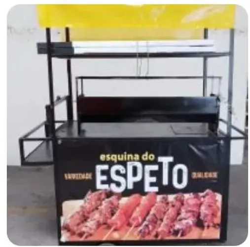 Trailer de espetos de churrasco personalizado