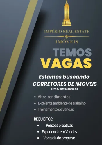 VAGA DE CORRETOR DE IMOVEIS