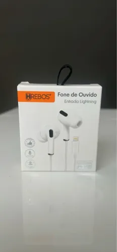 Fone De ouvido Iphone Hrebos com fio