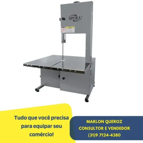 Serra Fita de Açougue Spolu Profissional Inox