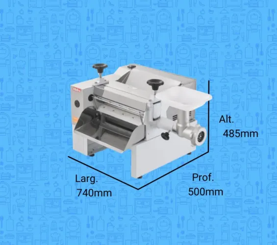 Máquina de Moer e Misturar Massas Hidra