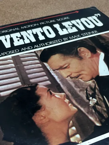 DISCO TRILHA SONORA DO FILME E O VENTO LEVOU - com VIVIEN LEIGH E CLARK GABLE NA CAPA